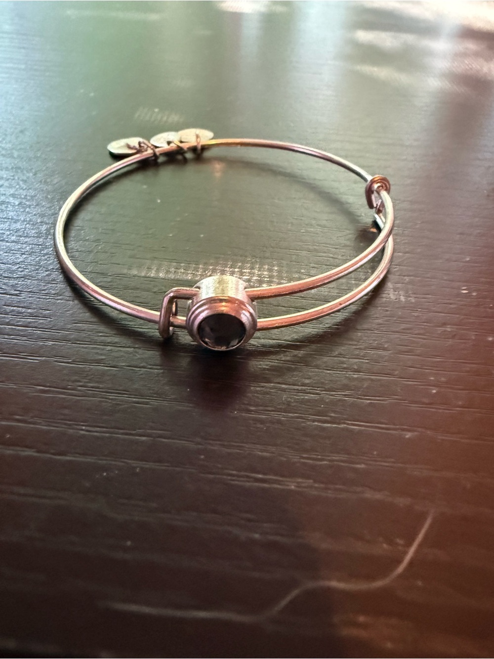 Alex and Ani Adjustable Bracelet Blue Stone